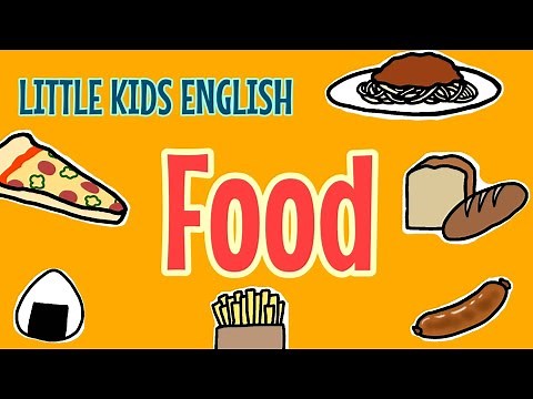 【子供英語レッスン動画】たべもの | Food |子供英会話 |