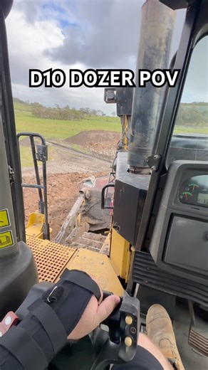 CAT D10 POV - Fenwick DirtWorks #cat #dozer #d10 #work #heavyequipment #earthmoving