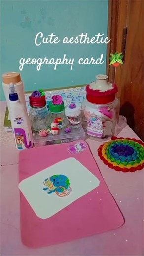 Geography Frontpage 🎀design | Notebook Cover Ep :2 #short #training #love @Sapna-j5 🩷