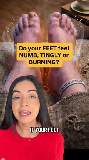@harleenbds on Instagram: "Do your feet like this? 👇👇👇 Comment “HELP” if you are ready to get your metabolic health back on track naturally 💗 ❌ Pins and needles ❌ Burning sensation at night ❌ Numbness or loss of feeling ❌ Sharp, stabbing pains This is NOT “just aging.” This is Diabetic Neuropathy, and it could be the final warning sign your body gives before permanent tissue damage sets in. The culprit? Chronically high insulin levels that have been destroying your nerve endings for years. T