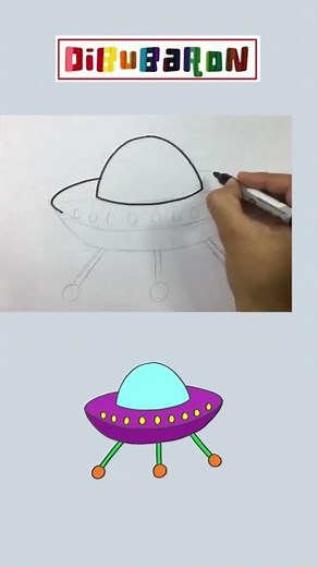 How to draw an UFO