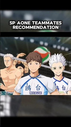 SP Aone Teammates Recommendation #haikyuu #ハイキュー #HAIKYUStartingLineup #haikyuuflyhigh