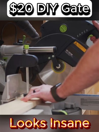 Easy DIY Modern Baby Gate or Pet Gate 👶__ How To Build - Woodworking (1/3) #BudgetDIY #ModernHome #HomeHacks #BuildIt #DIY #viral #fyp #j4u