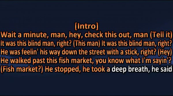 Afroman - Colt 45 (Crazy Rap) - Karaoke / Lyrics