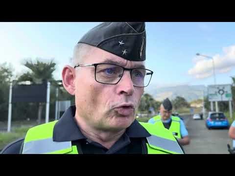 Gillot roundabout: General Frédéric LABRUNYE, commander of the gendarmerie in Réunion