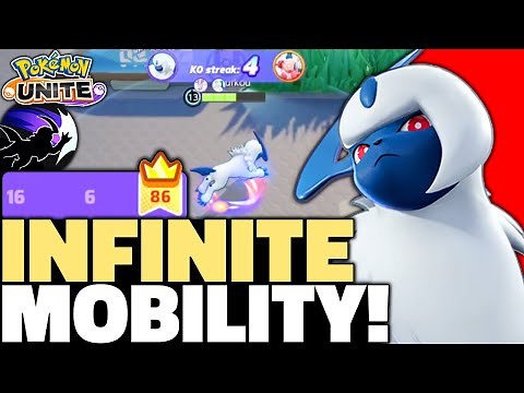 Pokémon Unite Absol INFINITE MOBILITY Build is INSANE!😱 (Absol Item Build Guide & Master Gameplay)
