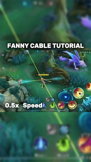 fanny tutorial | straight cable tutorial #MLBBGoldenMonth #MLBBCreator #mlbb #mobilelegends