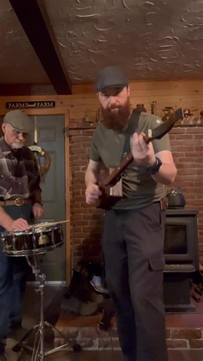 Jamming With One String and One Drum Having some fun with Dad while playing my one string Diddley Bow. Check out the song that we recorded using one string and one drum “Where the Nights Go.” Available on most streaming and downloading platforms. #cigarboxguitar #diddleybow #slideguitar #slideguitarblues #cigarboxnation #samwentzellmusic #woodsmokeandblues #wherethenightsgo #novascotia #novascotiamusic | Sam Wentzell Music