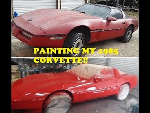 Painting my 1985 Corvette