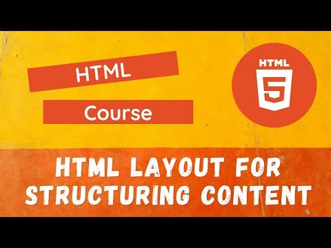 20. Practical Implementation of the HTML Layout Elements for Structuring Webpage Content - HTML