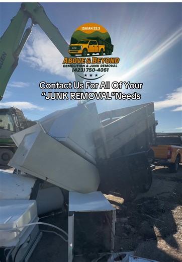 I love property mgmt companies, can’t wait to work with more of them in 2026 🤝 #junkremoval #kingsporttn #johnsoncitytn