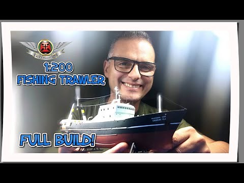 #FISHING TRAWLER FULL PLAMO BUILD #plamobuild #shipmodelbuilding