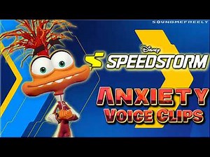 All Anxiety Voice Clips • Disney Speedstorm • All Voice Lines • 2023 (Maya Hawke)