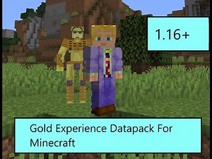 Gold Experience Datapack for Minecraft 1.16+