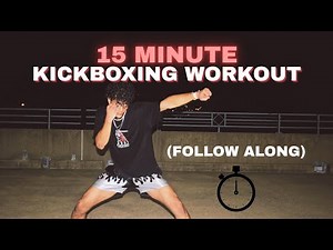 Follow Along KickBoxing Workout At Home (15 MIN)