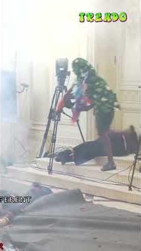 Smoke Filled Room Toy Gun Fight: Epic Confetti Battle! #shorts