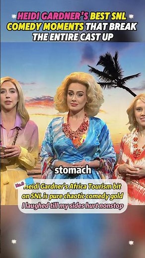 Heidi Gardner’s best SNL comedy moments that break the entire cast up(1). #usa #fyp #funny #heidi