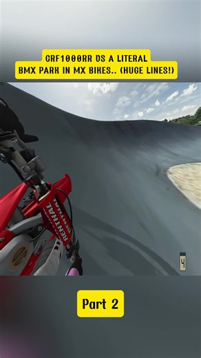 CRF1000RR VS A LITERAL BMX PARK IN MX BIKES.. (HUGE LINES!). #UrbanExploration #AbandonedPlaces #OddityOdysseys #part2