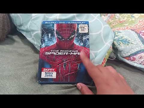 Unboxing the amazing spider-man Blu Ray + dvd + bonus disc