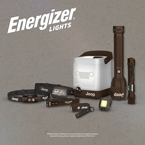 Light the way with Jeep x Energizer Lights – rugged, bold, and built to shine wherever your adventure takes you. | Energizer