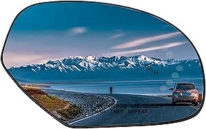 Mirror Replacement for Chevrolet Chevy Silverado Suburban Tahoe Avalanche Cadillac Escalade GMC Sierra Yukon - Right Side Mirror Glass, with Power Heated & Blind Spot & Signal Light