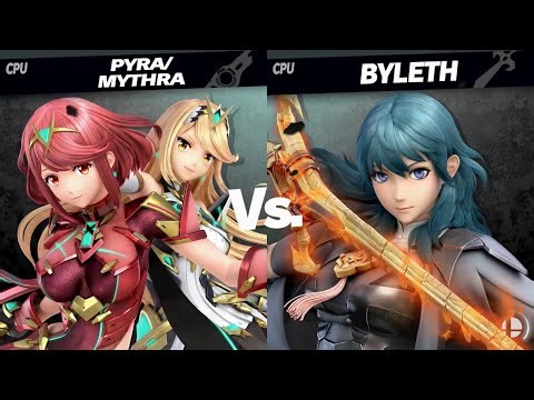 Super Smash Bros. Ultimate - Prya/Mythra vs Byleth F