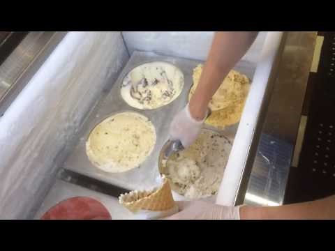 Learn how to scoop a perfect ice cream cone
