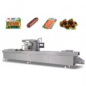 [Hot Item] Beef Jerky Thermoforming Vacuum Machine Packing Fish Ball Stretch Film Vacuum Packaging Machine