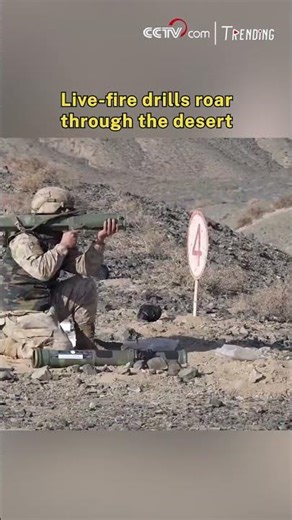 Live-fire drills roar through the desert