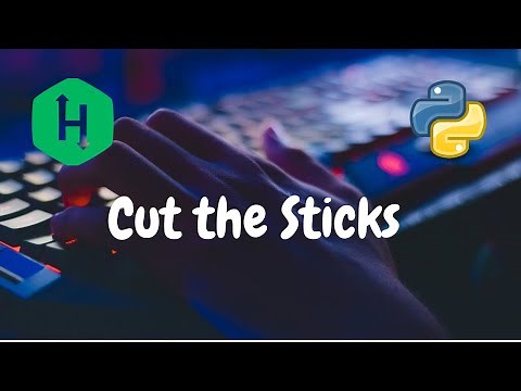 45 - Cut the sticks | Implementation | Hackerrank Solution | Python