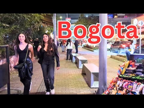 Bogotá Colombia Night Walk 🇨🇴 | Downtown Nightlife Walking Tour 4K (2026)