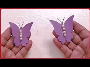 How to Make a Very Easy Paper Butterfly | Paper Butterflies
