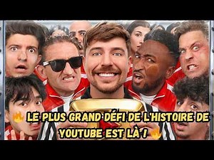 50 LÉGENDES de YouTube S'affrontent Pour 1 000 000 $ ! 😱 (MrBeast)