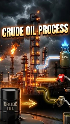 How Crude Oil Becomes Petrol, Diesel & LPG | Full Refinery Process Explained