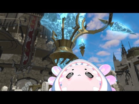 a little lotl goes to limsa | ffxiv themed vrchat world hop