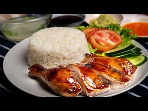 Nasi Ayam Roasted Ala Chicken Rice Shop | Ayam Berkilat, Nasi Jasmine Wangi