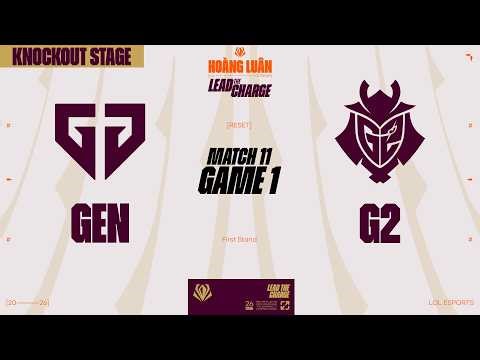 GEN vs G2 | GAME 1 | SEMIFINAL | FIRST STAND 2026 | HOÀNG LUÂN CO-STREAM