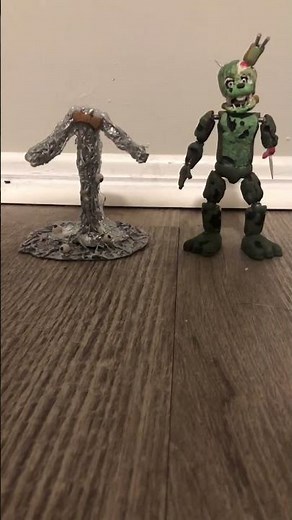 FNAF custom scraptrap and molten freddy action figures in the works