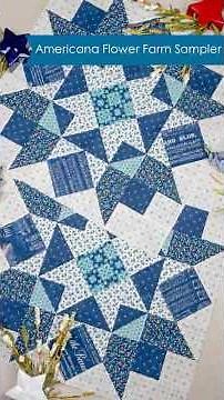 Sewing the WATER LILY Blocks for the Americana Flower Farm QAL!