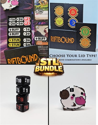 Riftbound TCG Token Set – Digital STL Bundle for 3D Printing - Etsy Canada