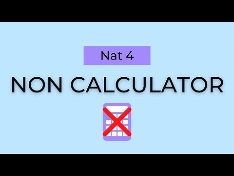 Non Calculator Practice - Nat 4 Maths