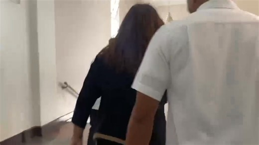 Moments of tension inside the Cebu Capitol as a 7.5-magnitude earthquake struck during the Task Force Kumbati Cebu meeting Friday, October 10, 2025. Governor Pamela Baricuatro is seen directing northern Cebu mayors to evacuate before being assisted outside to safety. | via CDF | SunStar Cebu