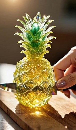 Crisp Pineapple Cut ASMR #Asmrsoun