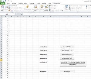 Lección 5: Operaciones matemáticas básicas en macros.