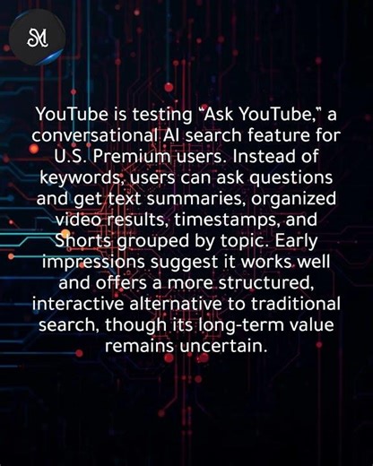 YouTube adds conversational search, becoming more like an answer engine