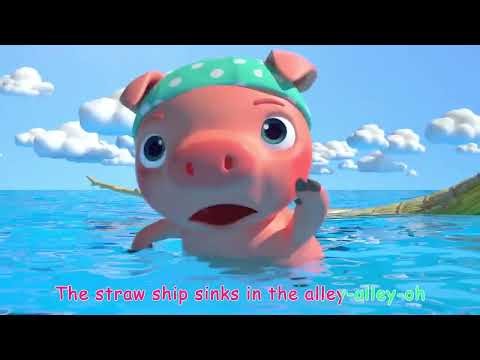 Three Little Pigs Pirate Version Nursery Rhymes & Kids Songs