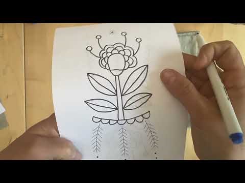 How to transfer a pattern using a Hot Iron Transfer Pen