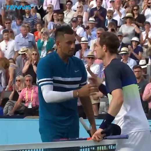 We expected. It delivered...🤩 Nick Kyrgios defeats Andy Murray 2-6 7-6(4) 7-5 at the Fever-Tree Championships | Tennis TV