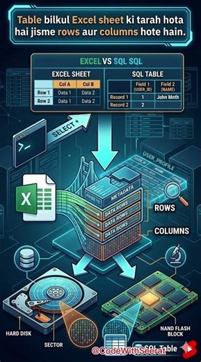 SQL Table kya Hota Hai? Explained in Hindi #shorts
