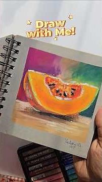 Oil Pastel Easy Tutorial #stepbystep #oilpastel #tutorial #drawing #painting #art #viral #pumpkin